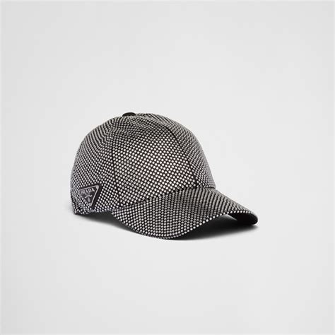 prada capello pavone|Crystal Duchesse Baseball Cap With Crystals .